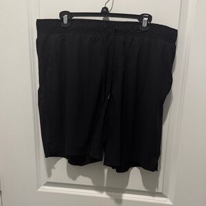 Jockey Black Athletic Drawstring Performance Shorts